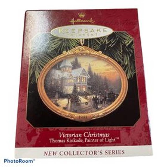 Hallmark Other - Hallmark Thomas Kinkade Keepsake Ornament Victorian Christmas 1997 NIB